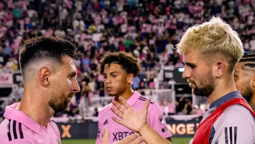 ¡Emotivo reencuentro! Jugador del Charlotte FC y Lionel Messi se ven después de 10 años