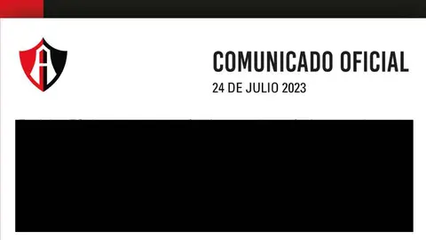Atlas se disculpa tras citar 'Ministro Nazi' en un tuit: 'Lamentamos profundamente la confusión'