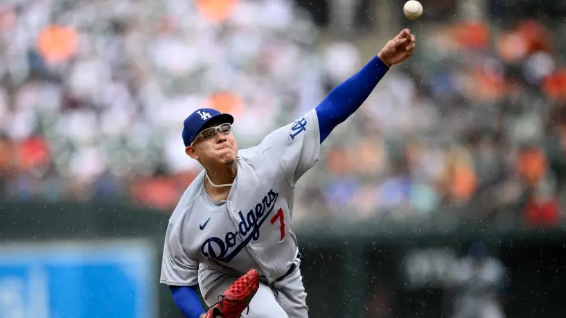 Julio Urías tuvo la peor apertura de su carrera y los Dodgers cayeron ante Orioles