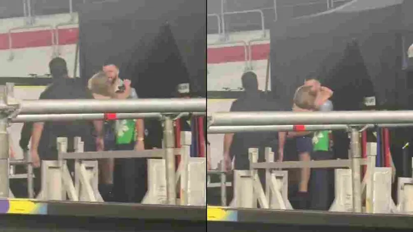 ¡Karma is the guy on the Chiefs! Taylor Swift y Travis Kelce desbordaron amor en Argentina
