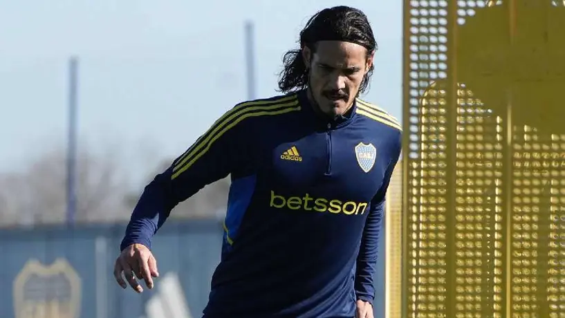 ¡Vaya golazo! Edinson Cavani ya se estrenó en entrenamiento con Boca Juniors