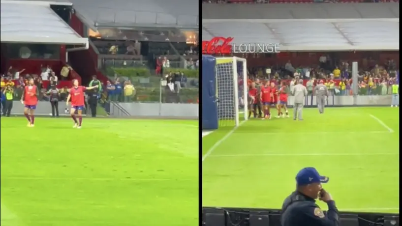 Jugadoras del Barcelona femenil se asustaron con el vuelo de Celeste