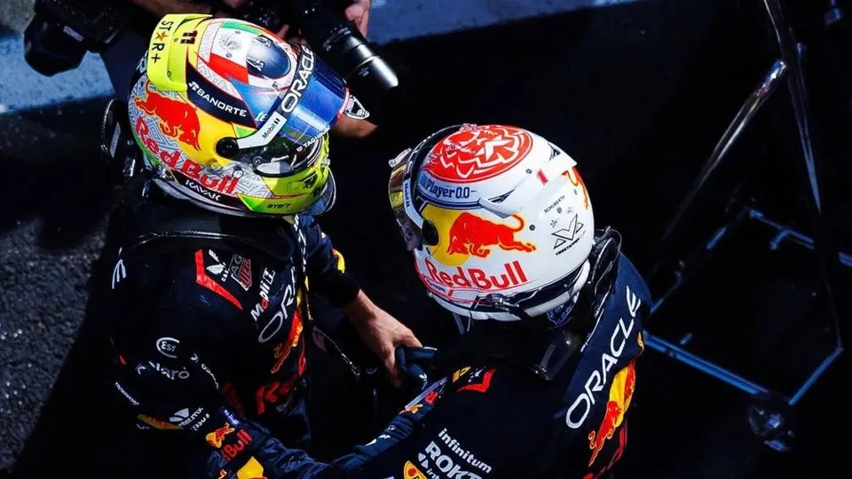 Helmut Marko cree que Checo Pérez y Verstappen son la mejor dupla en la historia de Red Bull