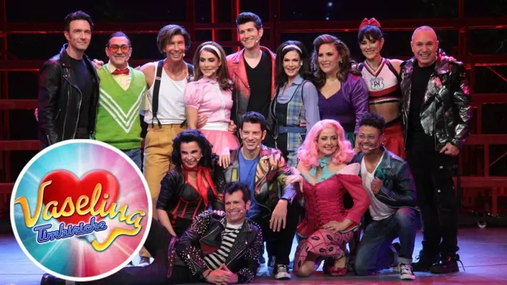 Famosos se dan cita al estreno de Vaselina, donde los Timbiriche volvieron a brillar
