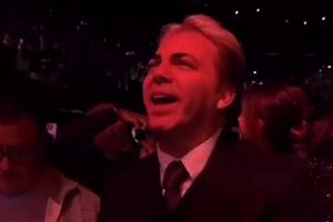 Cristian Castro asistió y disfrutó del concierto de Luis Miguel en Argentina