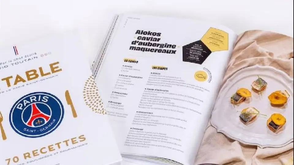 PSG lanza un libro... ¡con recetas de cocina!