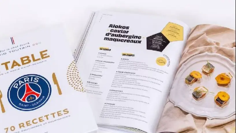 PSG lanza un libro... ¡con recetas de cocina!