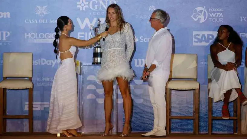 ¡Listas para la acción! Tenistas se dijeron preparadas para el inicio de las WTA Finals en Cancún