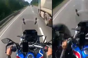 Motociclista pierde parte de su pie tras intentar maniobra de rebase