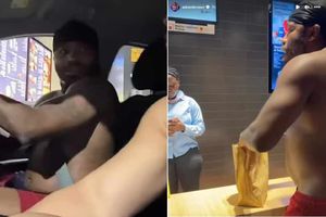 Boxeador Adrien Bronex fue grabado sin playera gritándole a personal de McDonald's