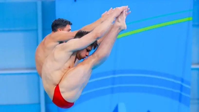 Panamericanos 2023: Osmar Olvera y Diego López, oro y plaza olímpica en trampolín 3 metros