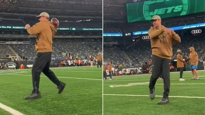 Aaron Rodgers muestra su recuperación y lanza algunos pases previo al MNF ante Chargers