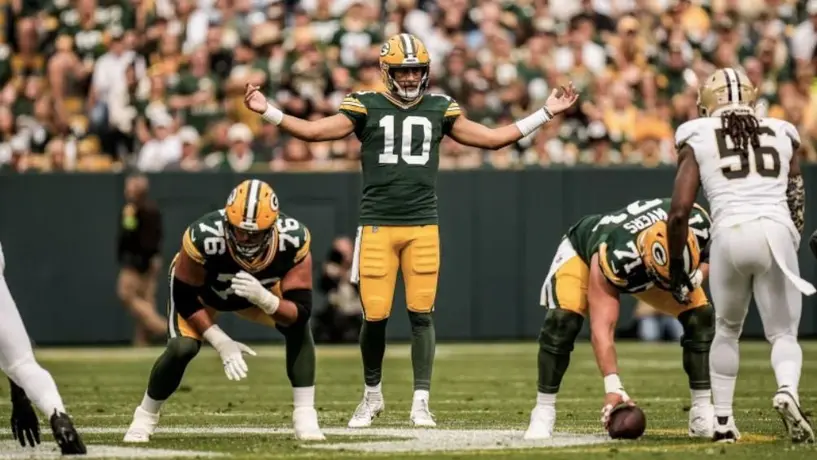 Jordan Love comanda la remontada de los Packers y le rompen el invicto a los Saints
