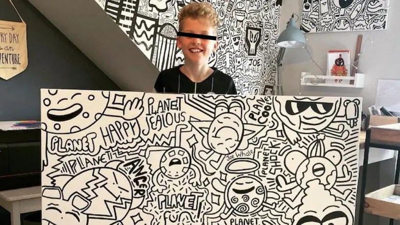 Joe Whale, el niño que pasó de los garabatos a diseñar zapatillas para Nike