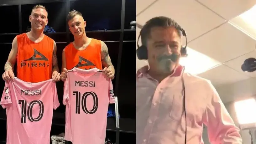 Critican a Carlos Hermosillo tras festejar el gol de Messi, luego de haber 'explotado' ante Rotondi y Lotti