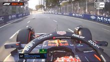 Max Verstappen esquiva un 'lagarto' durante práctica del Gran Premio de Singapur