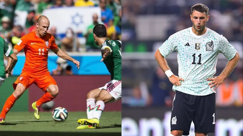 Santiago Giménez sobre el penal de Robben contra la Selección Mexicana: "Para mí sí es"