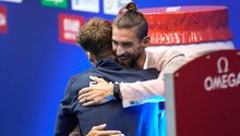 La increíble reacción de Michael Phelps al ver a Marchand superar su récord