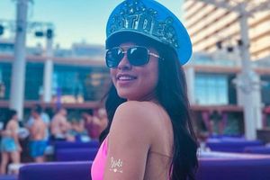 Paola Longoria goza en grande su despedida de soltera en la Ciudad del Pecado