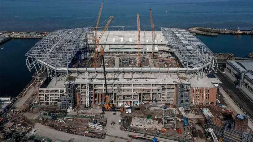 Premier League: Fallece trabajador en la construcción del nuevo estadio del Everton