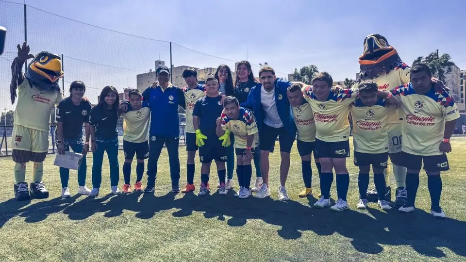 Con Diego Valdés como invitado, se celebró la Copa Nido Águila Down en Coapa
