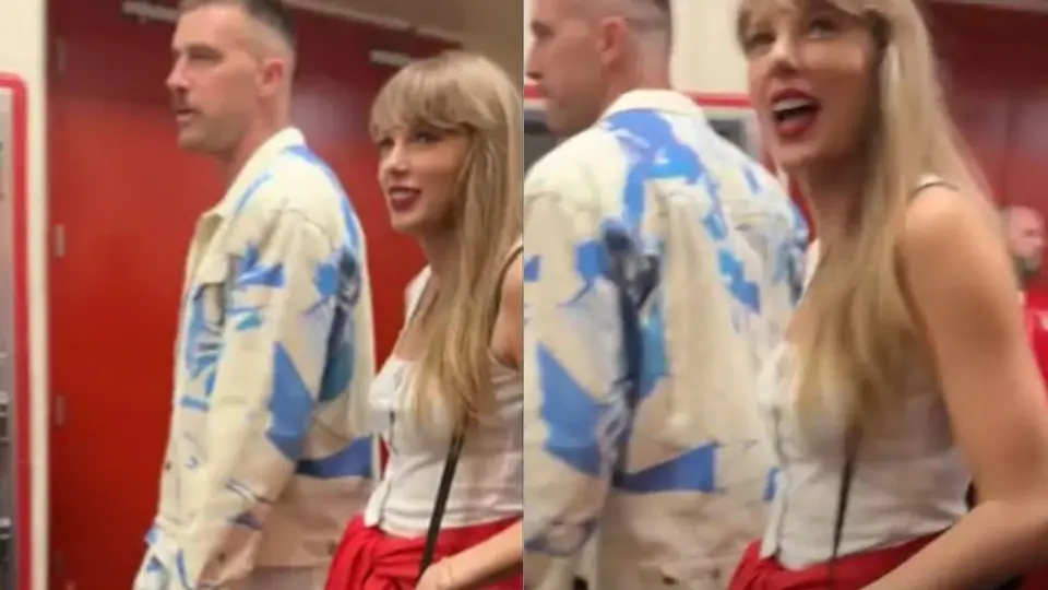 ¡Sold out! Se agota chamarra con la que Travis Kelce fue visto con Taylor Swift