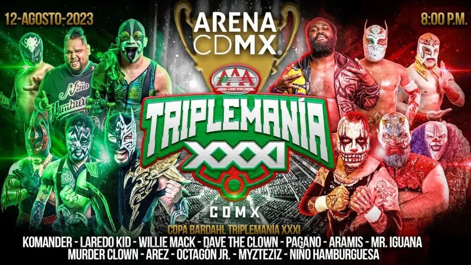 Triplemanía XXXI CDMX EN VIVO AAA