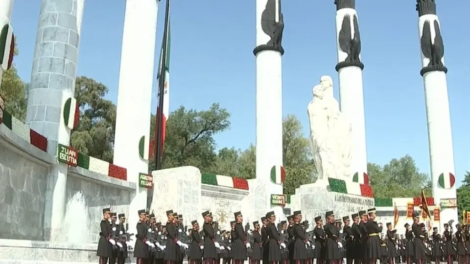 Niños Héroes: Conmemoran 176 aniversario de la defensa del Castillo de Chapultepec