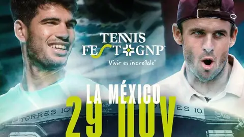 Tennis Fest GNP: Carlos Alcaraz enfrentará a Tommy Paul en la Ciudad de México