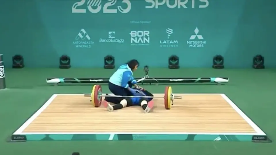 Panamericanos 2023: Pesista sufre impactante accidente durante la prueba de 81 Kgs