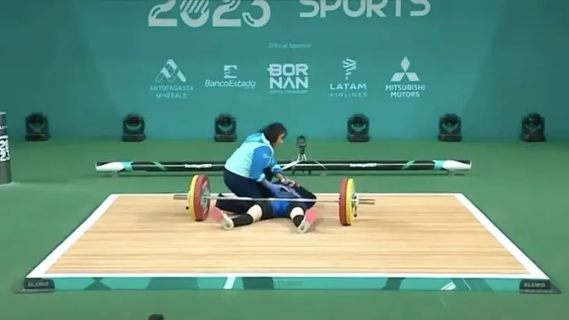 Panamericanos 2023: Pesista sufre impactante accidente durante la prueba de 81 Kgs