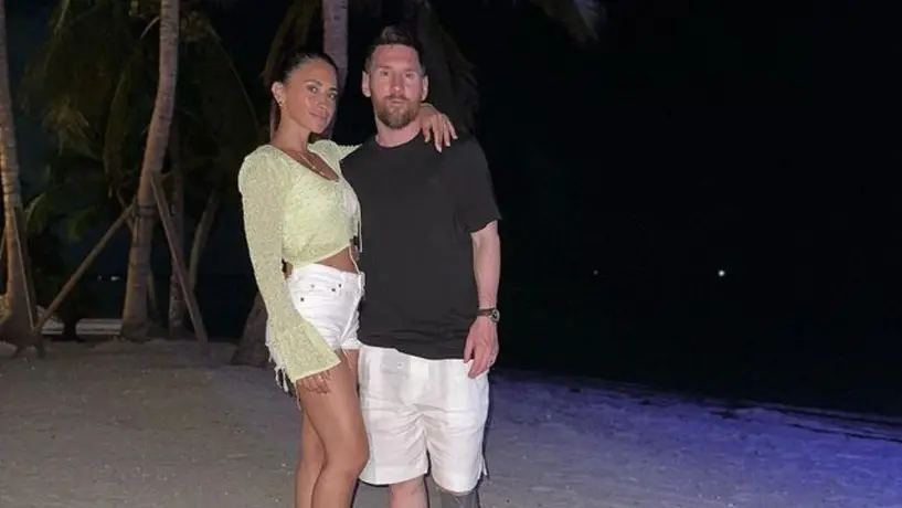 ¡En el paraíso! Antonela Roccuzzo publicó fotos junto a Messi en las Bahamas