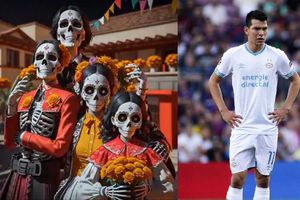 Chucky Lozano celebra el Día de Muertos con publicación en redes