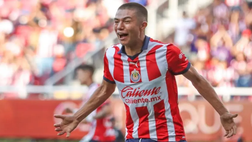 Yael Padilla celebra su gol ante San Luis | MEXSPORT