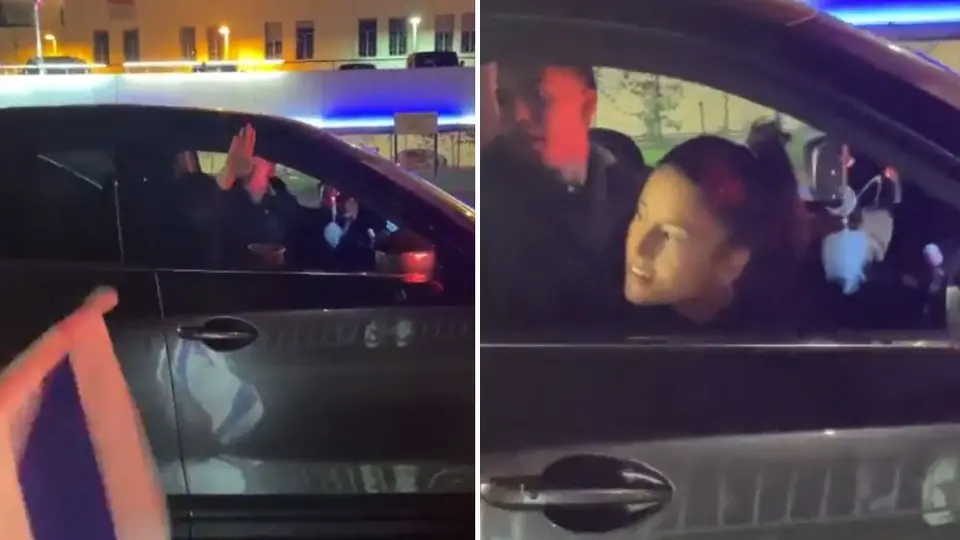 Captan a exjugadora de Tigres, Stefany Ferrer, haciendo un saludo nazi