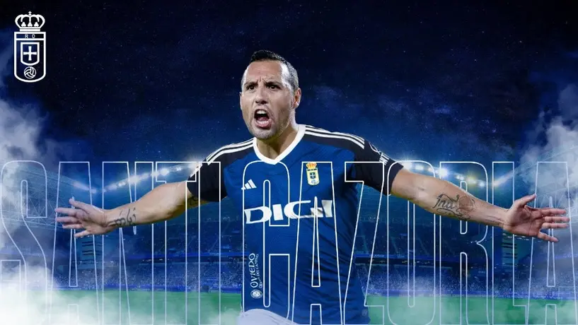 Santi Cazorla fue presentado con el Real Oviedo de España al estilo del Señor de los Anillos
