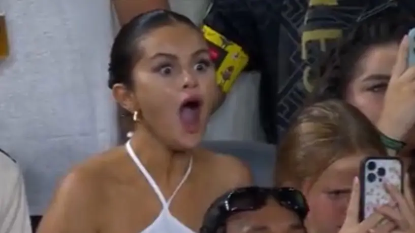 Selena Gómez y su reacción después de una falla de Messi con Inter Miami