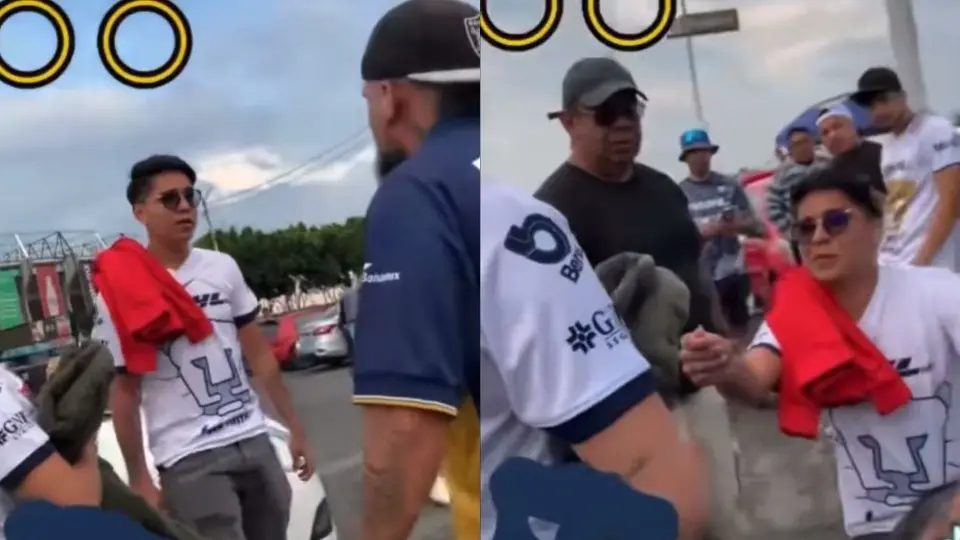 ¡Qué romántico! Fanático de Pumas propone matrimonio fingiendo pelea en el Estadio Azteca