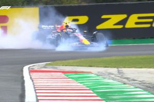 Checo Pérez choca y queda fuera de la P1 del Gran Premio de Hungría