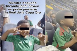 Niño etiope que quiere ser mexicano asistió a la Final de la Copa Oro para apoyar al Tri