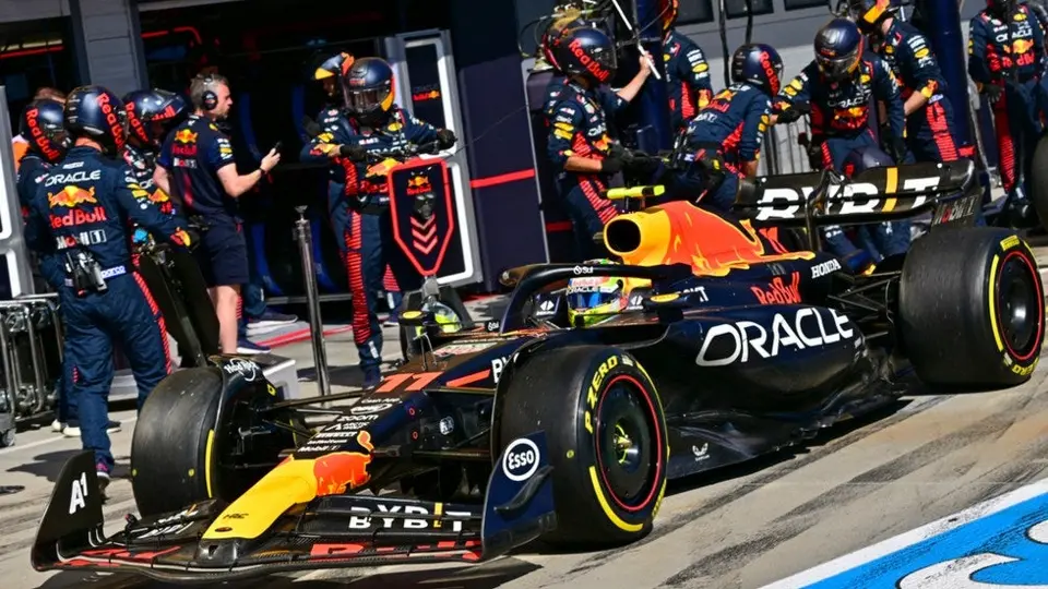 Con Checo Pérez, Red Bull Racing hizo la parada en PITS más rápida de la Temporada 2023 de Fórmula 1