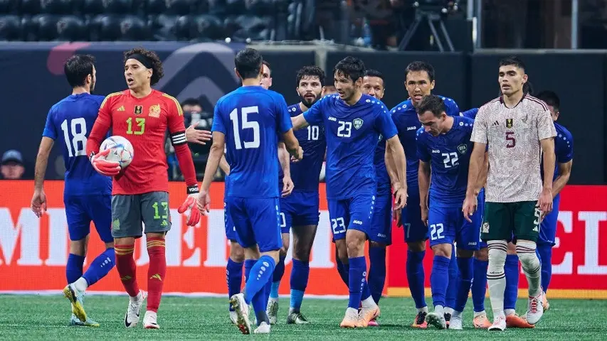 Gol de Uzbekistán en un amistoso ante México | MEXSPORT