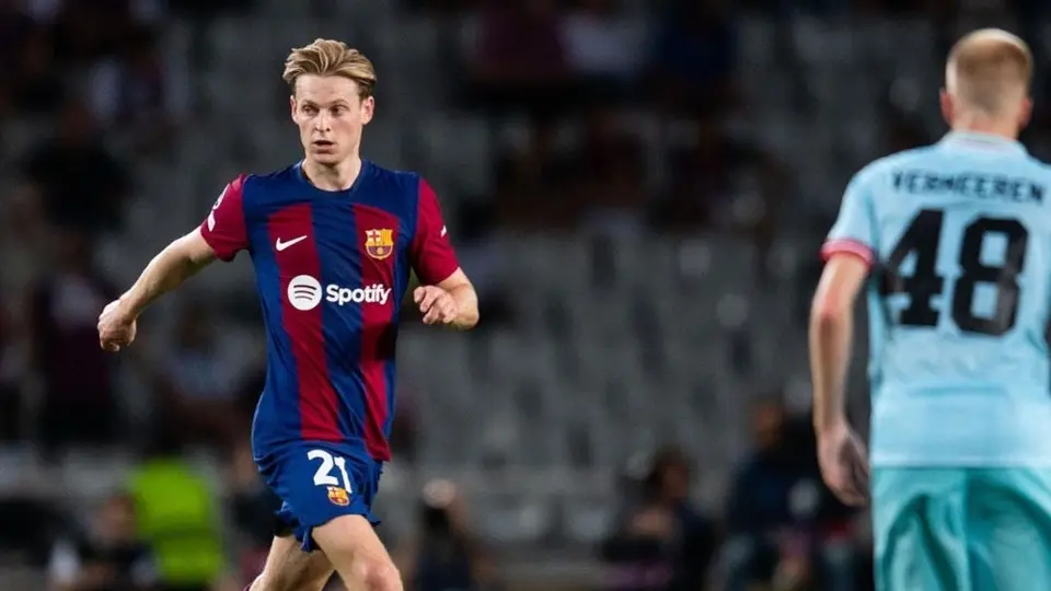 Se encienden las alarmas en Barcelona por lesión de Frenkie de Jong en el tobillo
