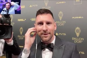 Messi se 'enganchó' con Ibai en la gala del Balón de Oro: 'No te vuelvo a contestar más'