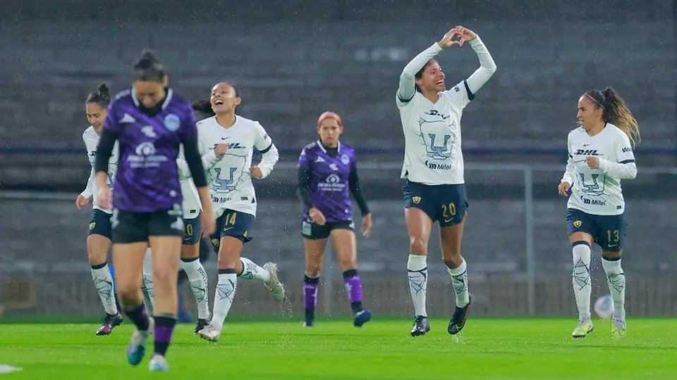 Pumas Femenil golea a Mazatlán sin dificultades en CU