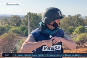 Reportero de Televisa es sorprendido por misil durante transmisión en Israel