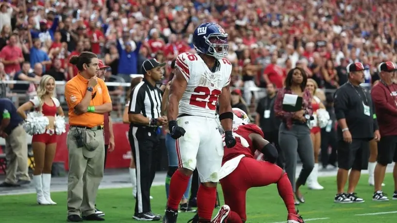 Saquon Barkley se pierde tres juegos con los New York Giants tras sufrir un esguince