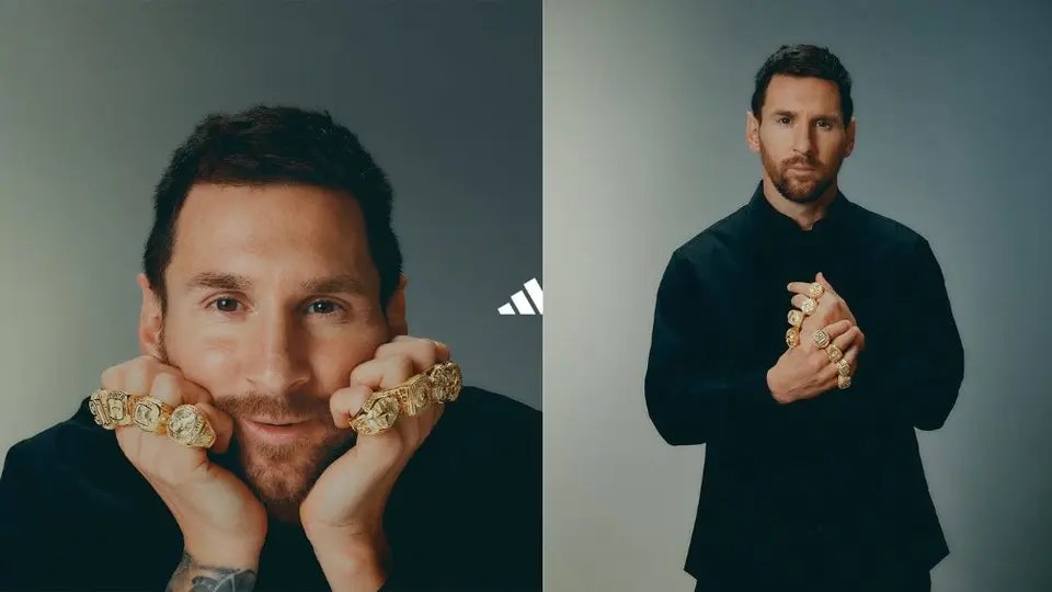 Adidas lanza anillos especiales por los ocho Balones de Oro de Lionel Messi