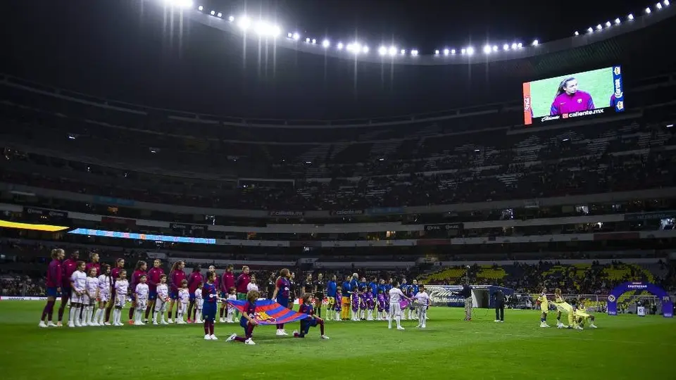 América vs Barcelona: Rompe récord de asistencia para un partido amistoso de futbol femenil