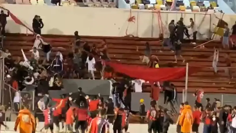 Partido entre leyendas de Atlas y América fue suspendido por violencia en las gradas